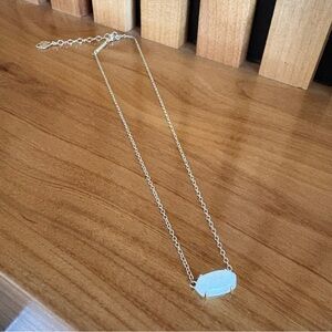 Kendra Scott Gold Pendent Necklace in Iridescent Drusy